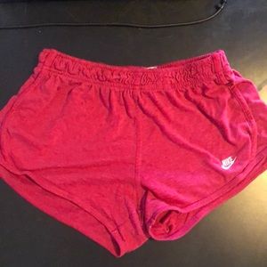 Nike pink pajama shorts